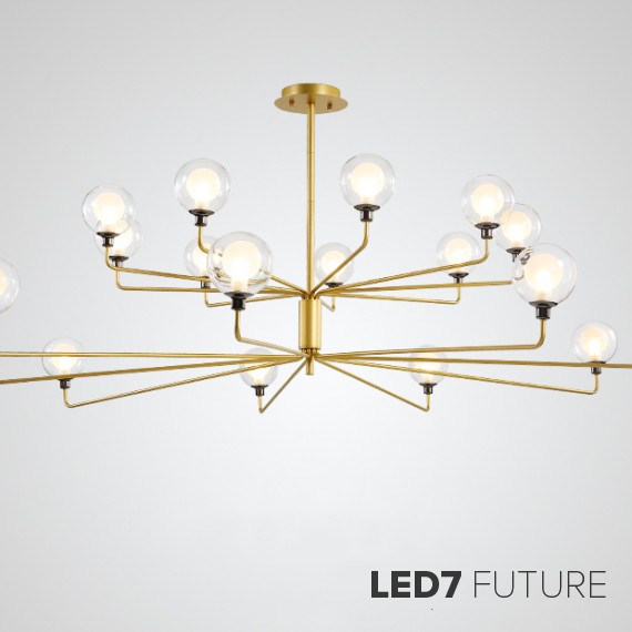 Loft Industry Modern - Bubbles Mody Chandelier